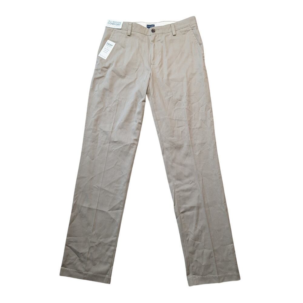 DOCKERS men's khaki chino pants; size 32X34, straight leg; NWT